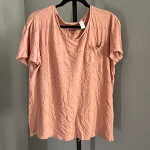 Diesel B.R.G.Z. 55 Pink Pocket T-Shirt Size Large